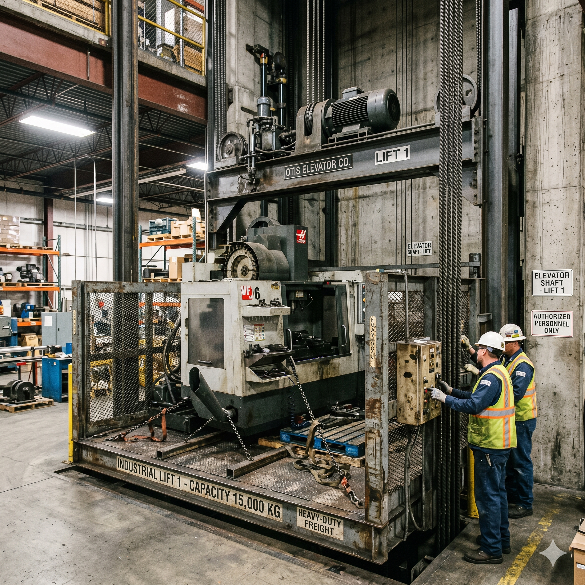 Heavy-Duty Industrial Elevators